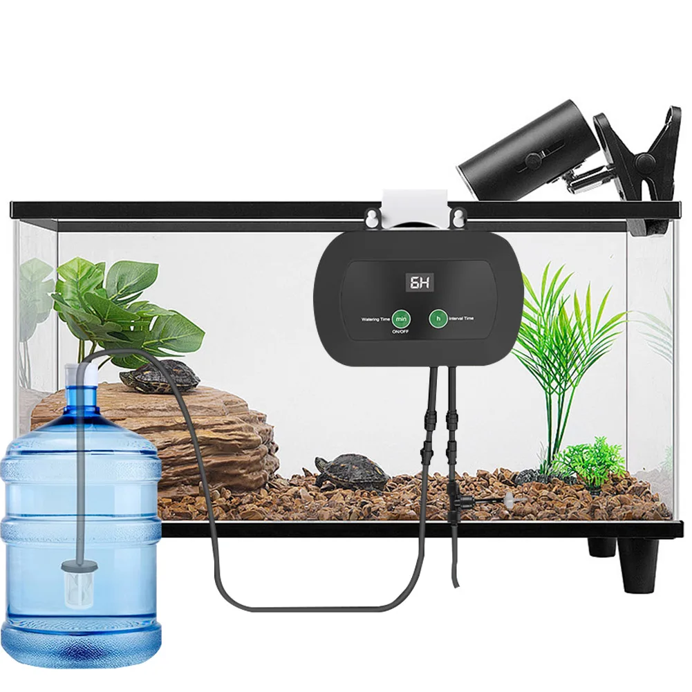 

Automatic Reptile Mist Sprinkler & Timer Reptile Humidifiers Terrariums Humidifier for Chameleons Snakes Frogs Turtles & Lizards