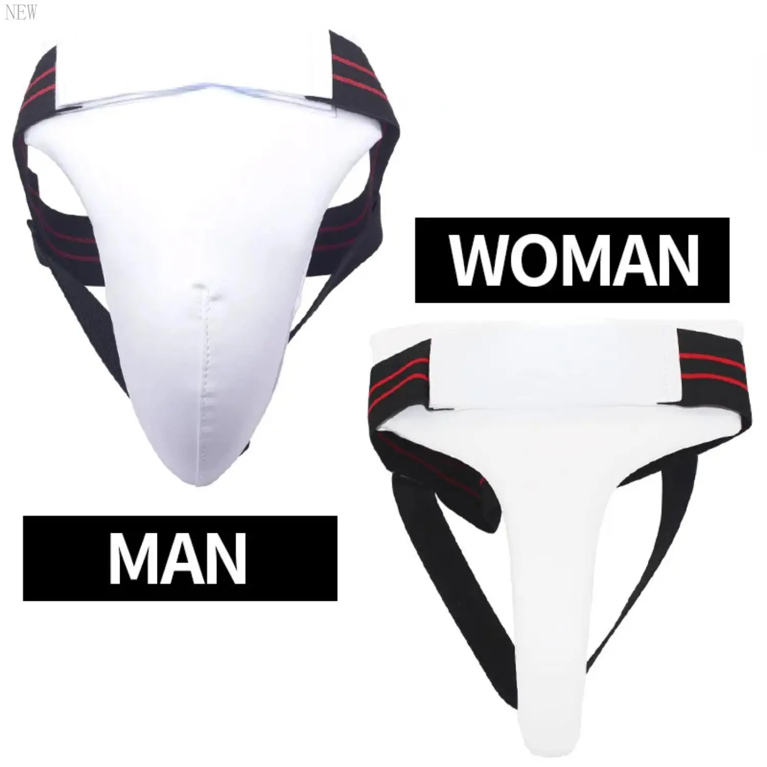 New Man Women Adult Taekwondo Crotch Protector Boxing Karate Martial arts  Jockstrap Groin Guard Sports Safety Guard Gear