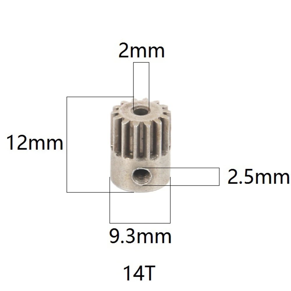 Moteur 390 20T avec engrenage 14T pour voiture RC, pièces et accessoires de mise à niveau pour MN86S, MN86, MN86KS, MN86K, MN G500, 1/12