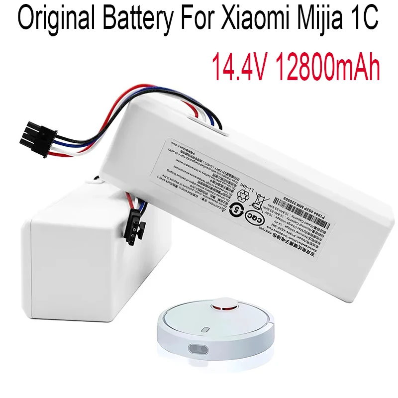 

12800mAh Robot Battery 1C P1904-4S1P-MM for Xiaomi Mijia Mi STYTJ01ZHM Vacuum Cleaner Sweeping Mopping Robot Replacement Battery