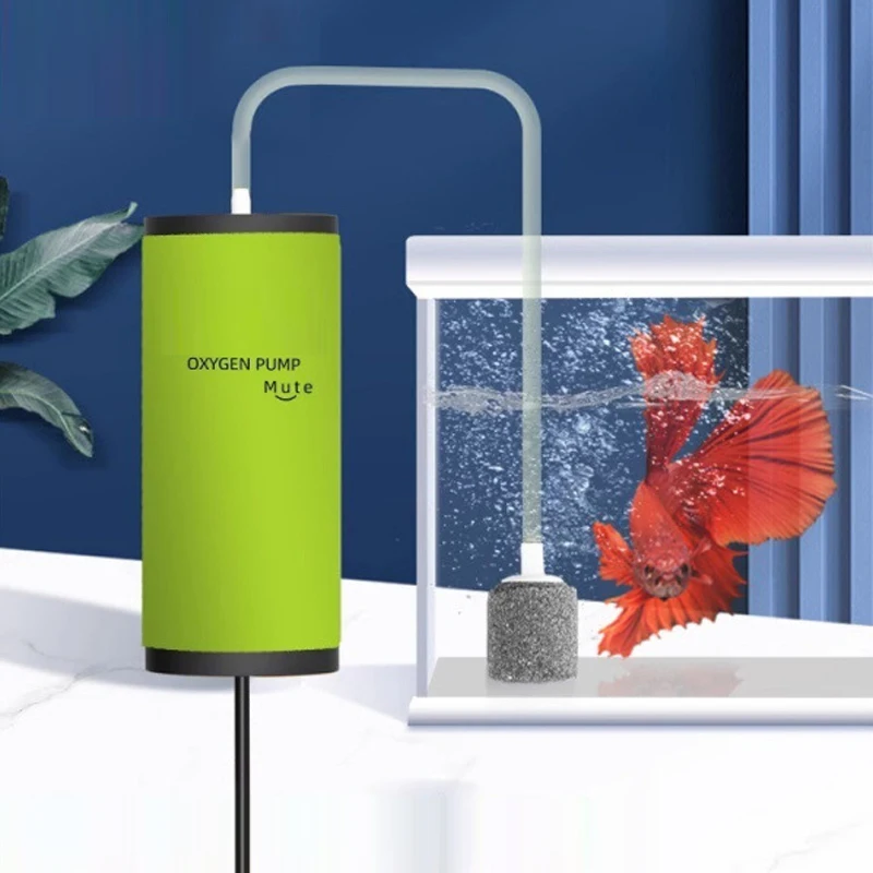 

Fish Tank Oxygen Pump Aquariums Oxygenator Household Fish Farming Special Oxygen Pump with USB Power Supply Small Super Silent