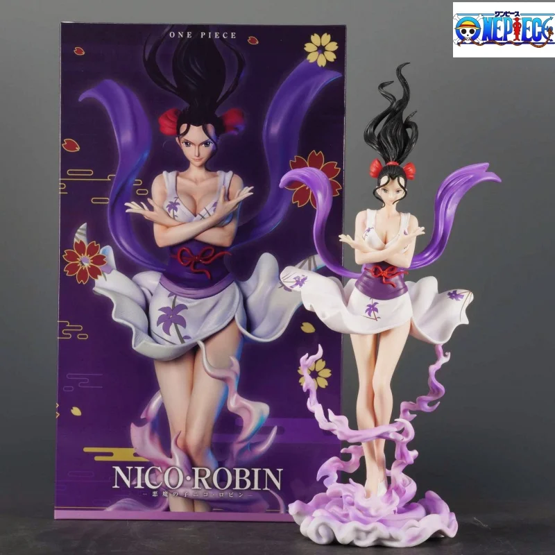 35cm One Piece Anime Figure Nico Robin Figures Seraph Angel Descended Robin Figurine Model Statue Collection Decoration Toy Gift