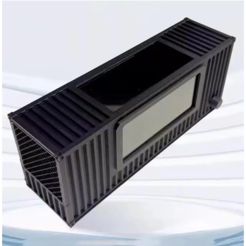 3D Printed Wind Tunnel Display Case for 1/64 1/43 Scale Model Car with Water Mist LED Lights Type-C Compatible