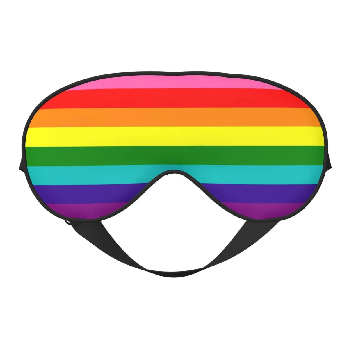 مخصص مثلي الجنس فخر العلم الإبداعية إيباتش مثليه قوس قزح GLBT الغمامة الرجال النساء السفر النوم قناع عين الغداء كسر العين يغطي