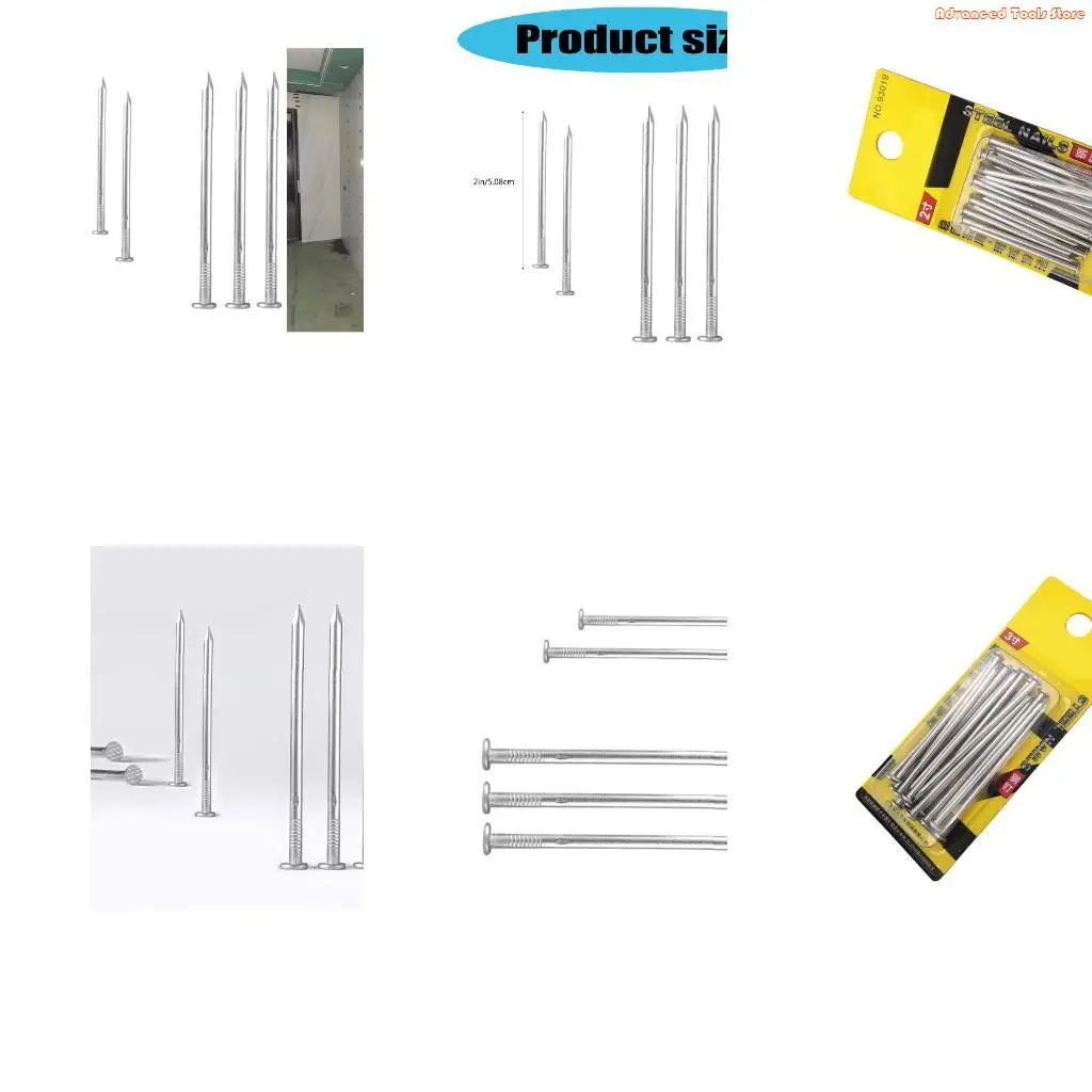 Heavy Duty Picture Hanging Nails with Corrosion Resistance Sturdy Home Improvement Nails for Home and Office Use W91B