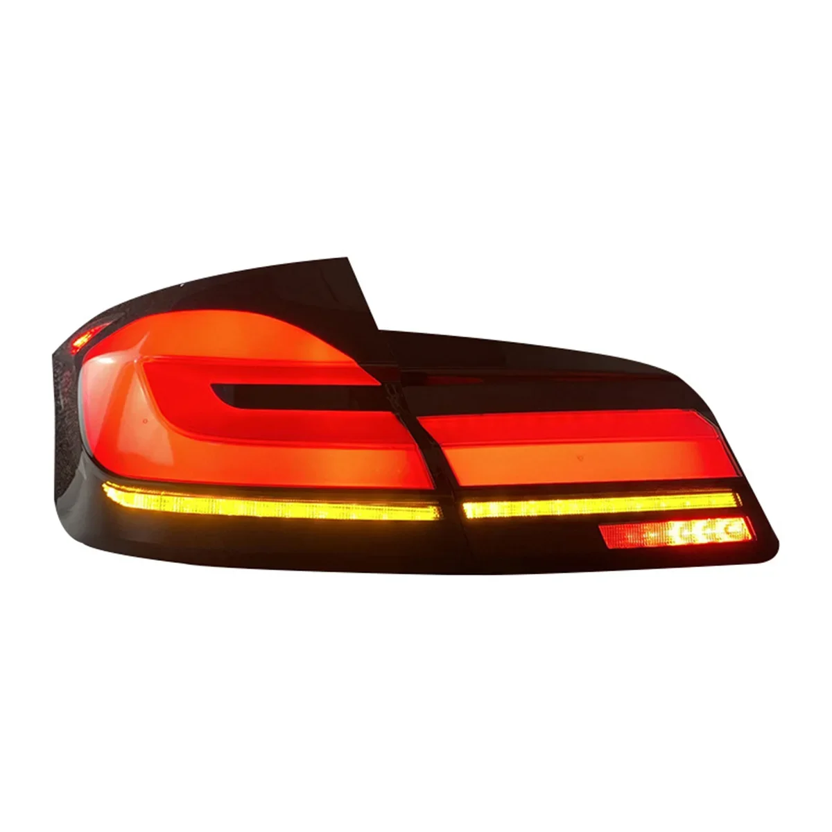 High quality upgrade LED taillights suitable for BMW 5 SERIES F10 2011-2017 modified to G30 style.