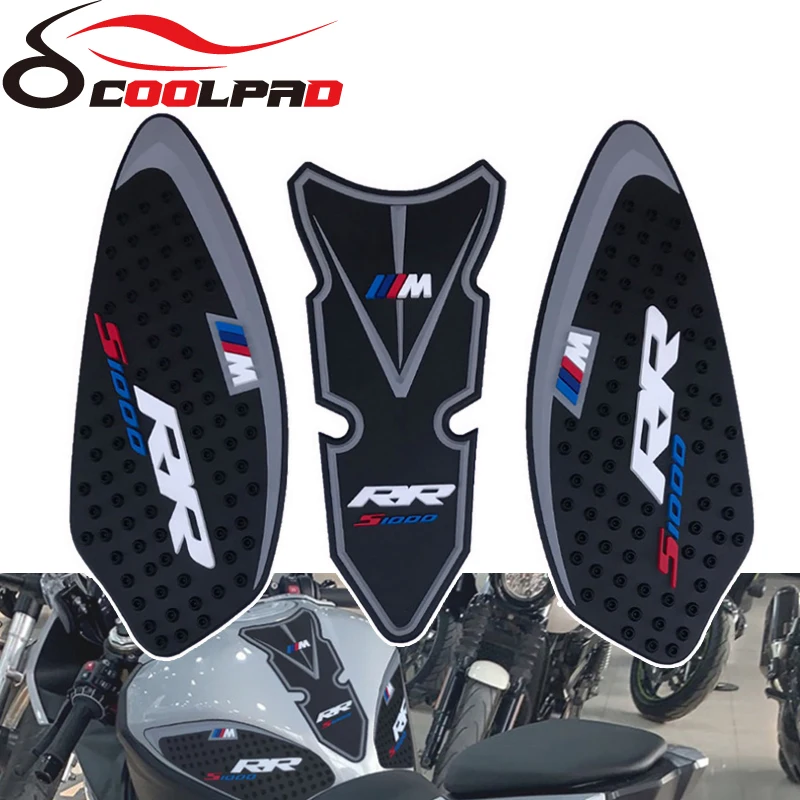 

Motorcycle Fuel Tank Cap Sticker Pad Anti Slip Traction Decal For BMW S1000RR S1000 RR 2019-2022 2021 Tank Cover Protector