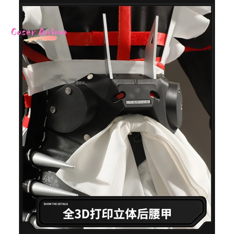 Zenless Zone Zero 코스프레 의상 게임 Alexandrina Sebastiane 유니폼 할로윈 파티 여성용 남성용 카니발 소품