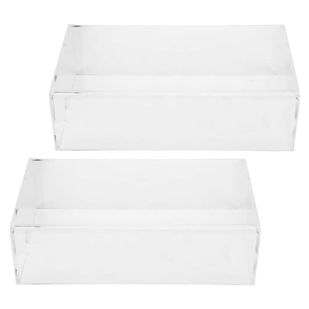 

2 шт. акриловые прозрачные чехлы для мыши, пыле- и водонепроницаемые, моющиеся, съемные защитные чехлы для ноутбуков и настольных беспроводных устройств