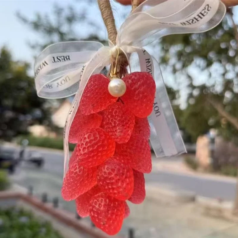 صندوق هدايا رائحة صابون الزيت العطري، كريستال فراولة الاستحمام غسل التنظيف المغذي قالب الصابون المصنوع يدوياً، لصالح الزفاف، الحاضر