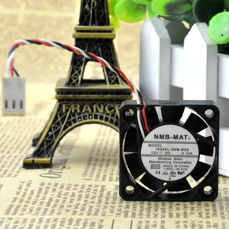 جديد الأصلي 1604KL-04W-B59 12v 0.1A 4010 40*40*10 مللي متر 4 سنتيمتر مروحة التبريد #1