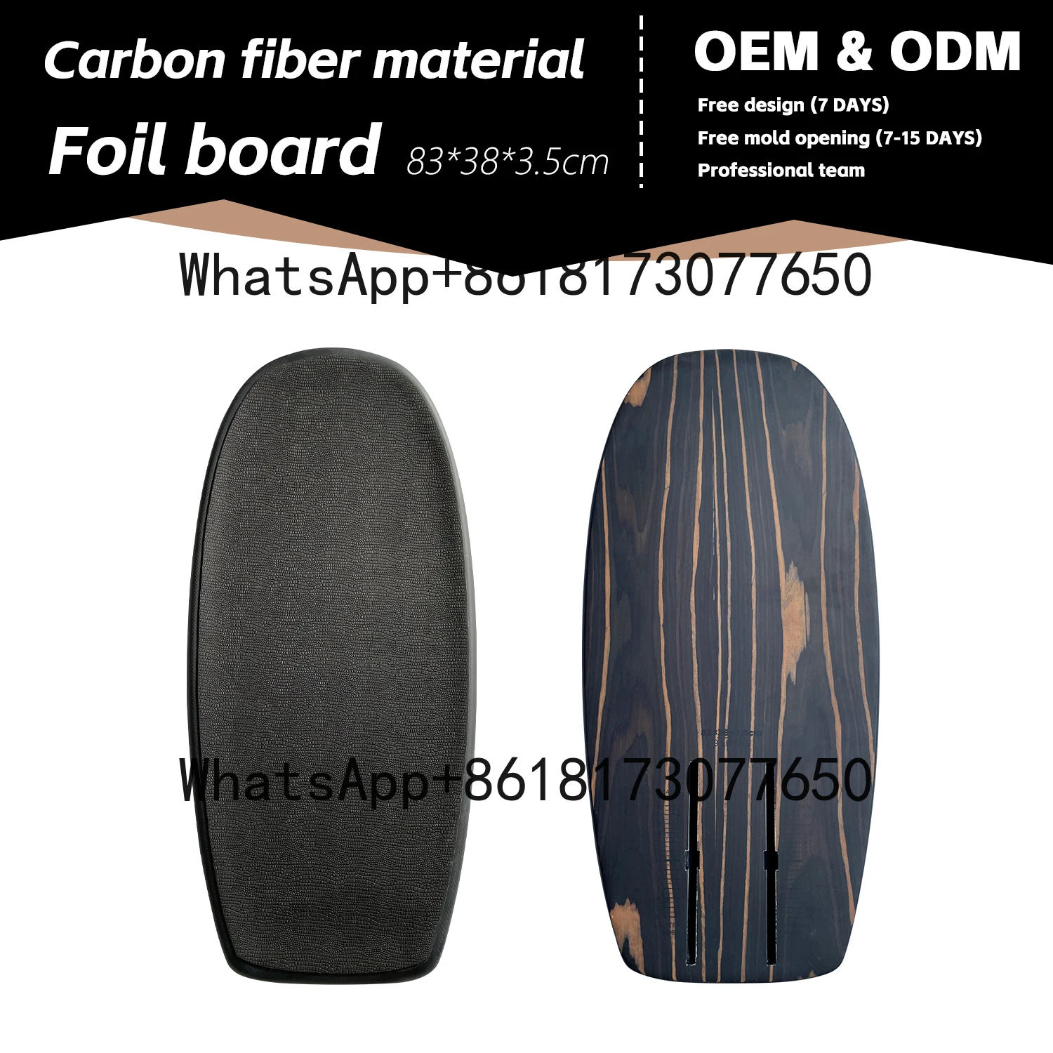 جديد وصول احباط مجلس المواد الكربون ل Hydrofoil الجناح تصفح ضخ احباط Efoil المياه اللعب Wingfoil الرياضة لوح التزلج