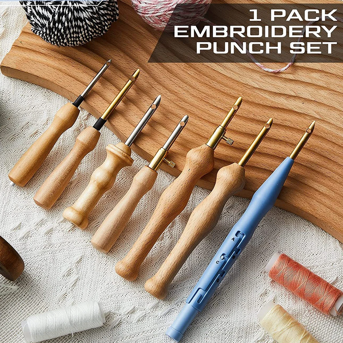 Embroidery Punch Needle Tool DIY Magic Embroidery Needle Pen Weaving Cross Stitch Tool Knitting Sewing Tools for Sewing