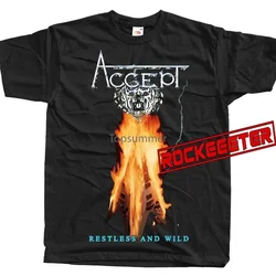 Accept Restless And Wild 1982 Album Cover Poster T Shirt Sizes S 5Xl 4 Colors Available Death Metal