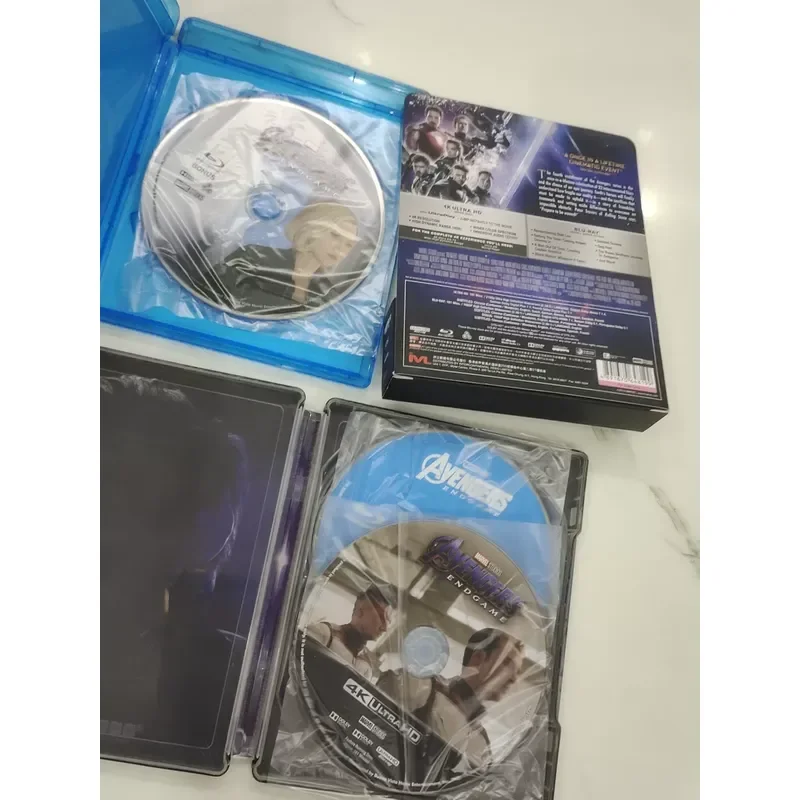 4K UHD Plus BD Hong Kong Version Iron Box Three Discs Set Avengers 4 Endgame