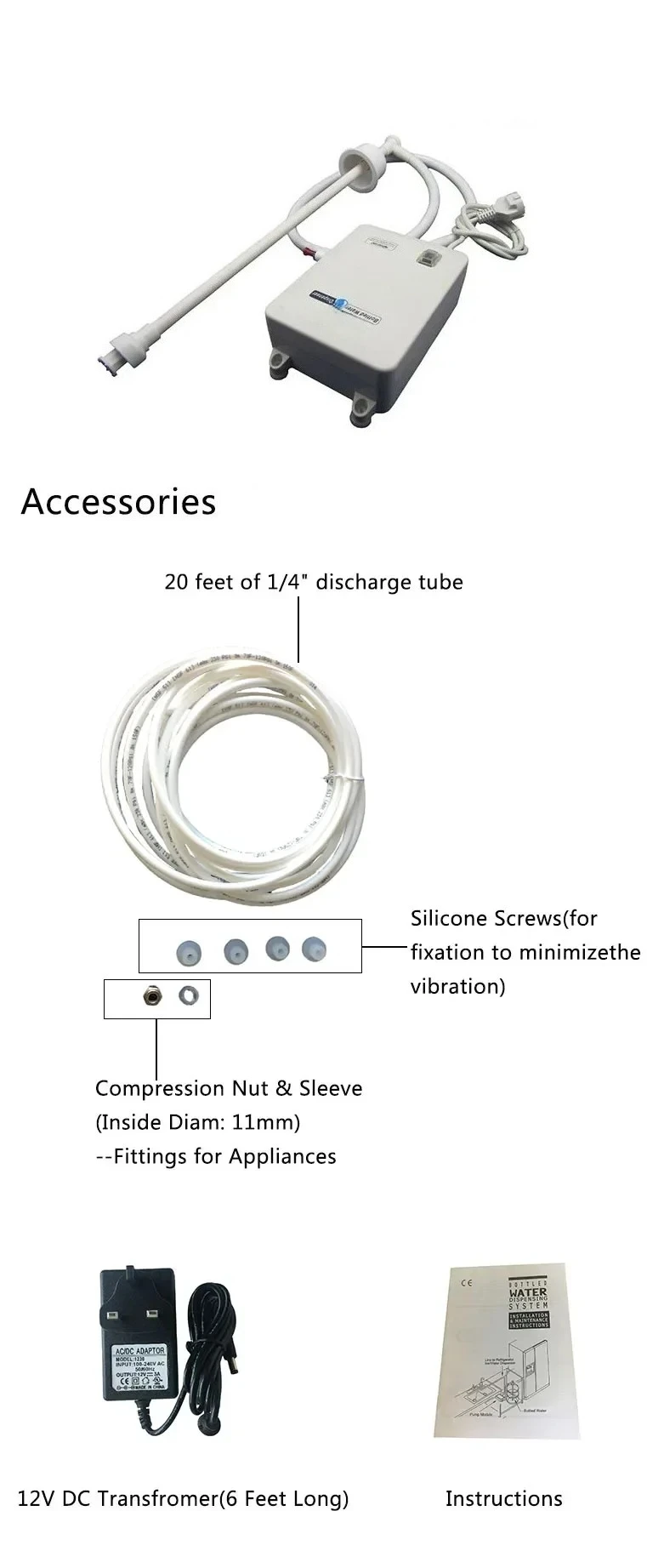 User-friendly Singflo BW2000A Mini Bottled Water Dispensing Pump