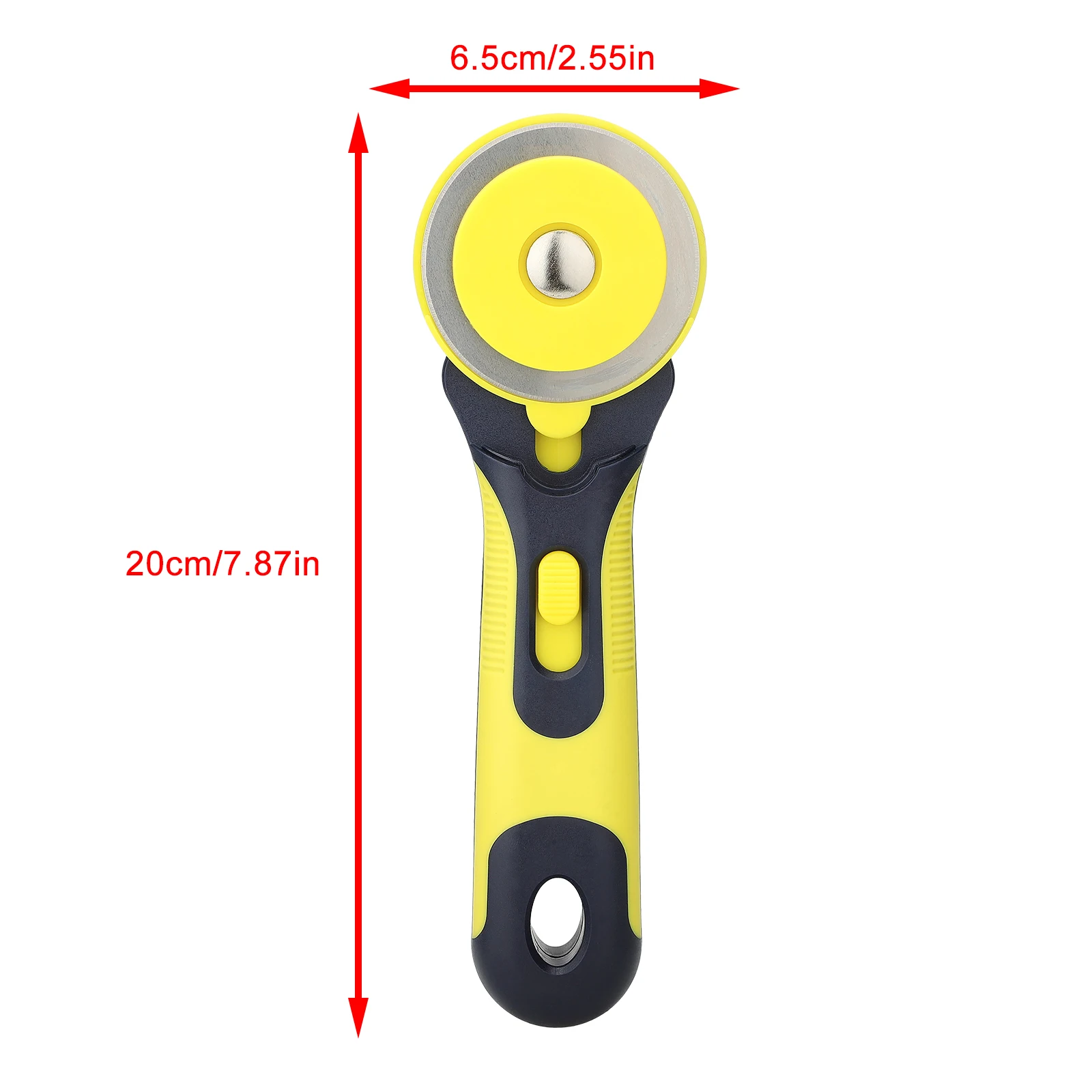 60mm Aço Inoxidável Circular Rotary Cutter Facas Para Patchwork Costura Tecido Quilting Cutting Couro Flat Rubber Bands Round