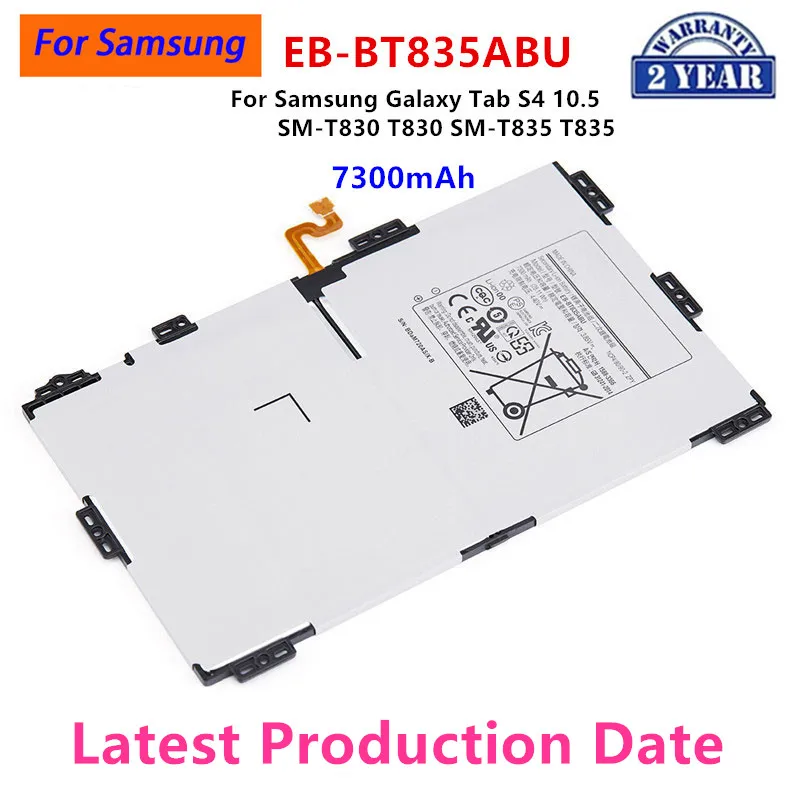 Nowy EB-BT835ABU 7300mAh Tablet zamiennik baterii do Samsung Galaxy Tab S4 10.5 SM-T830 T830 SM-T835 T835