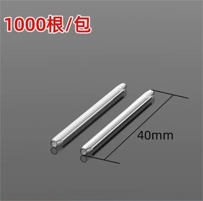 1000 STUKS 1.2mm X 40mm 45mm 60mm Glasvezel Fusion Bescherming Splice Sleeves Hot Krimpkous Melt Tube Krimpbare