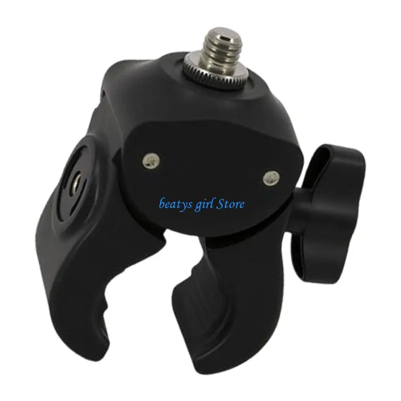 

C7AB Plastic Clamp With 1/4 And 3/8 Threaded Mounts Multiple Purpose For Photography And Video Equipment