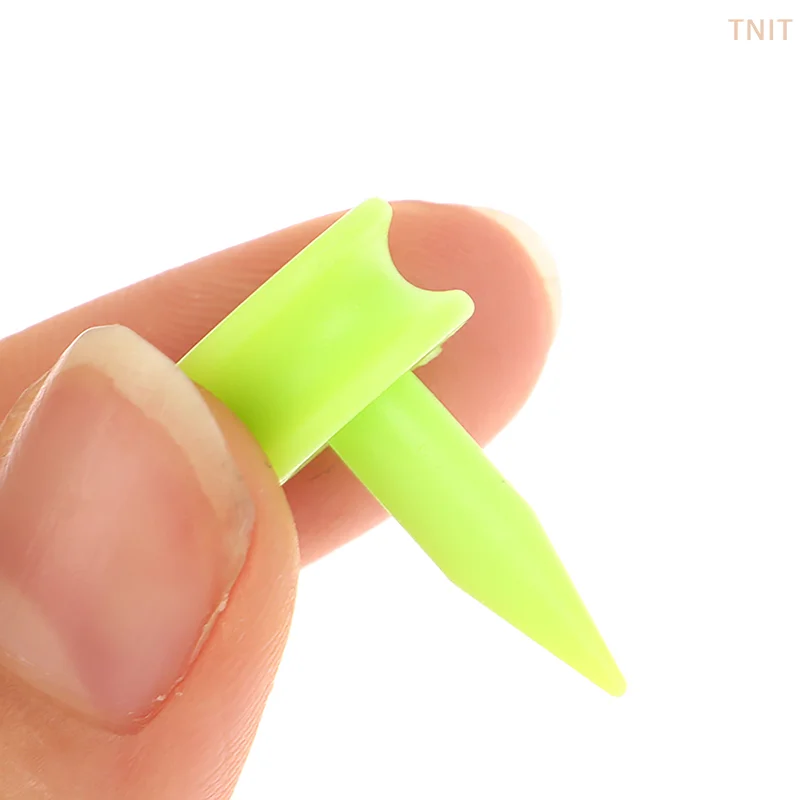 [J] 50Pcs/Pack Professional Golf Tees 25MM 0.98' Castle Green Golfer Accessory Plastic Golf Tees Perfect For Teeing The Ball
