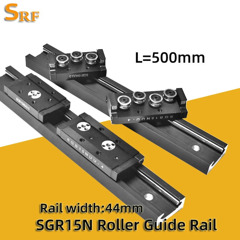 Built-in Dual-axis Linear Guide  SGR15N 500mm SGB15N Bearing Slider Block 3D Printer Part