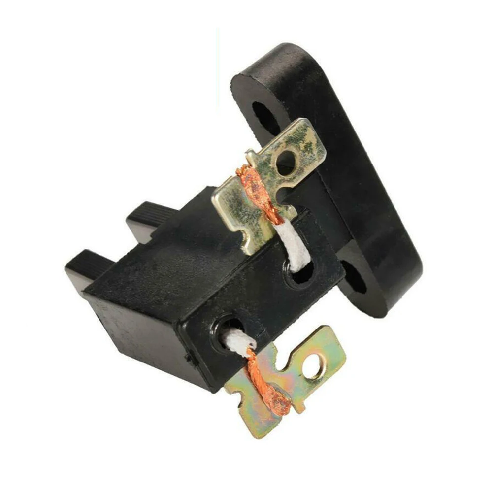 Reliable Carbon Brush Assembly for 2KW 7KW Generator Charging Electrical Connections 2 Single Blade Connectors