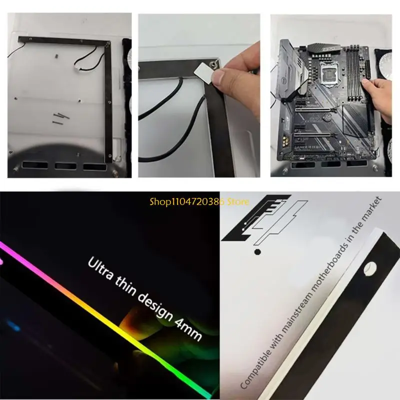 K0EA 0.5mm ARGB Circuit Board Mat for Customization PC Builds With Seamlessly Magnetic Connection