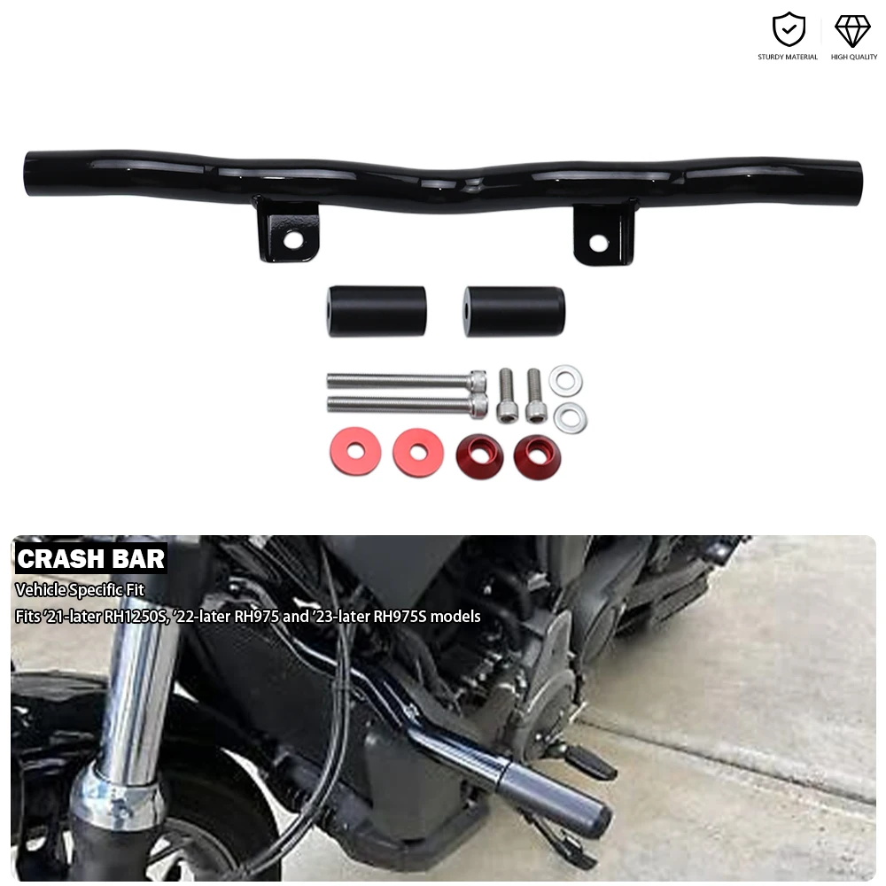 Motorcycl Engine Guard Highway Crash Bar Flat-Out Bar Fit For Harley Nightster 975 Special RH975 Sportster S RH1250S 2021-2024