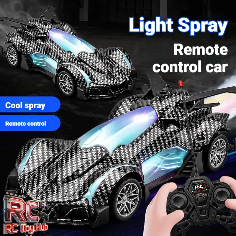 

2.4G Remote-Control Stunt Car with Wheelies, Cool Lights, Racing Sounds, and Rechargeable Battery Toy Car for Boys