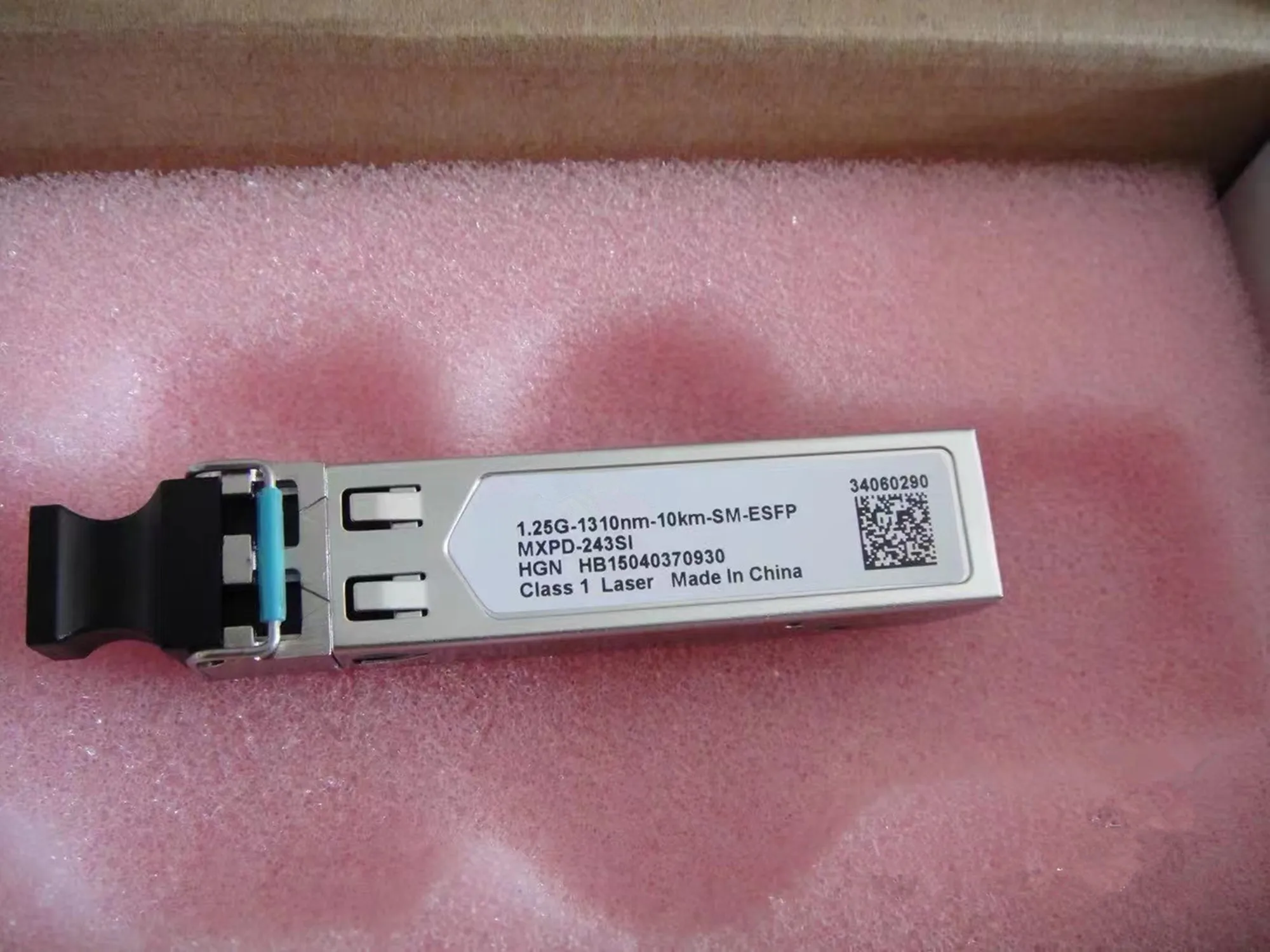 

1.25G 10KM Optical Transceiver 1.25G-1310NM-10KM-SM-ESFP 34060290 MXPD-243SI RTXM191-404 456501 1.25G Port Module