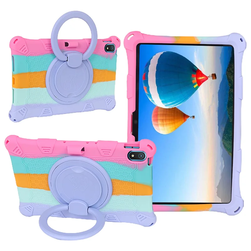 Voor OPPO Realme Pad Air 10.36 inch Case 360 Roterende Stand Cover Funda Voor Realme Pad 11 2022 10.4 "2021 Kids Zachte Siliconen Shell