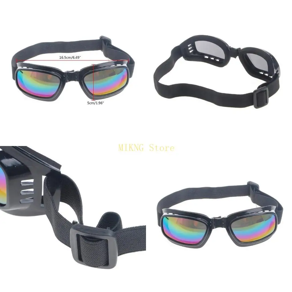 Foldable Safety Goggles Ski Snowboard Motorcycle Eyewear Glasses Eye for Protect best sale