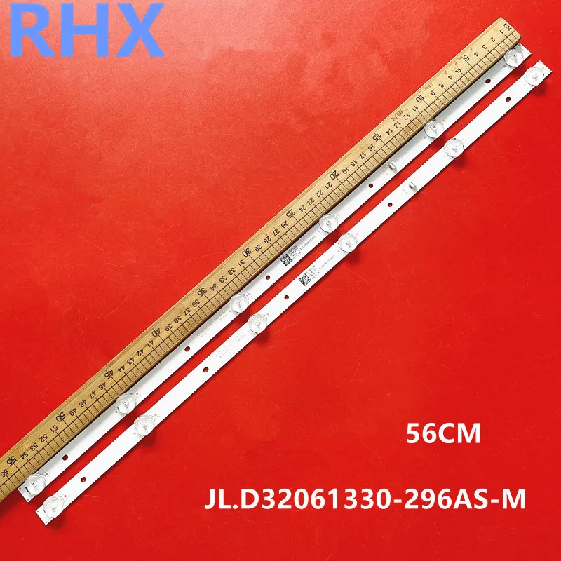 

3V/LED 560mm LED Backlight strip 6 Lamp for BBK DEXP NEW Skyworth 32w4 PPTV 32V4 32"TV JL.D32061330-296AS-M DLED32BK 2X6