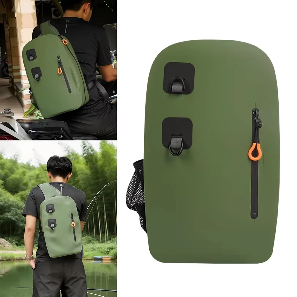 TUP Waterproof Dry Backpack for Fishing Trout Fishing Tackle Backpack Fly Sling Pack Fishing Tool Storage Bag