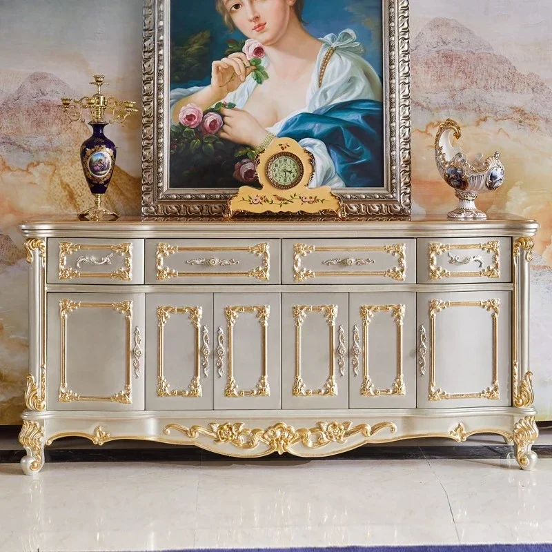 

Европейский мраморный шкаф для гостиной из массива дерева, итальянский дизайн, роскошный кухонный шкаф для хранения, мебель для дома, шкафы для салона FYLC