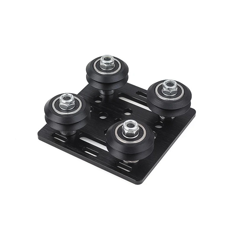 Openbuilds CNC 라우터 기계 3D 프린터 부품 용 알루미늄 V 슬롯 갠트리 플레이트 20mm 65.5mm X 65.5mm X 3mm