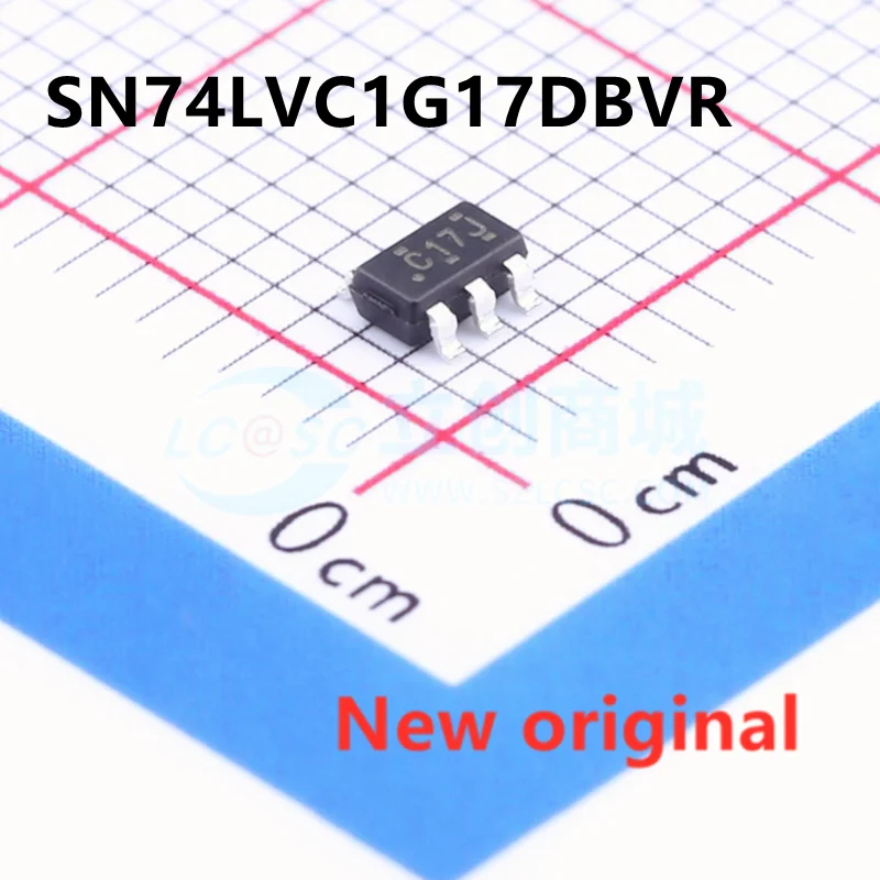 Novo Buffer Original e Chip Drive, SN74LVC1G17DBVR SN74LVC1G17 C17J C17 * SOT23-5, 10pcs
