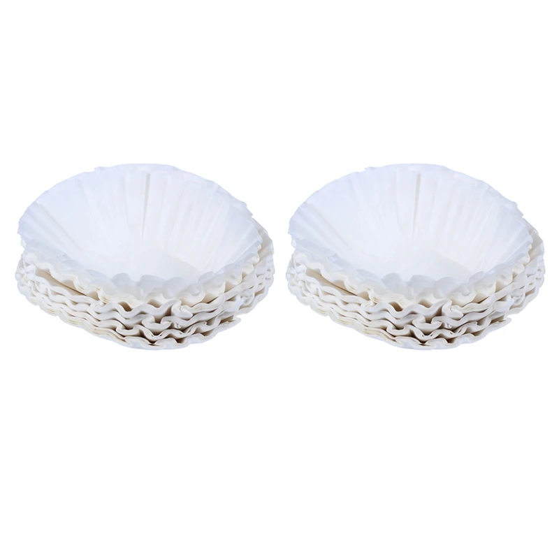 

2000Pcs 25Cm Sheets American Commercial Coffee Filter Paper Basket Coffee Filters Coffee Ware Coffee Filters (White)