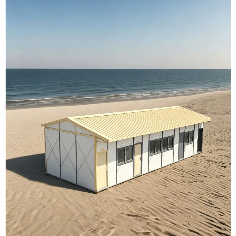 Detachable Portable Flat Pack expandable Container Cabin Luxury Prefab Home Quick Assemble Steel Design Prefabricated House