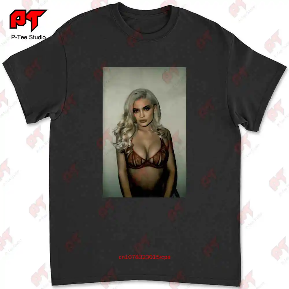 Kylie Jenner Official Calabasas Adult Small Red Bra T Shirt KT3K