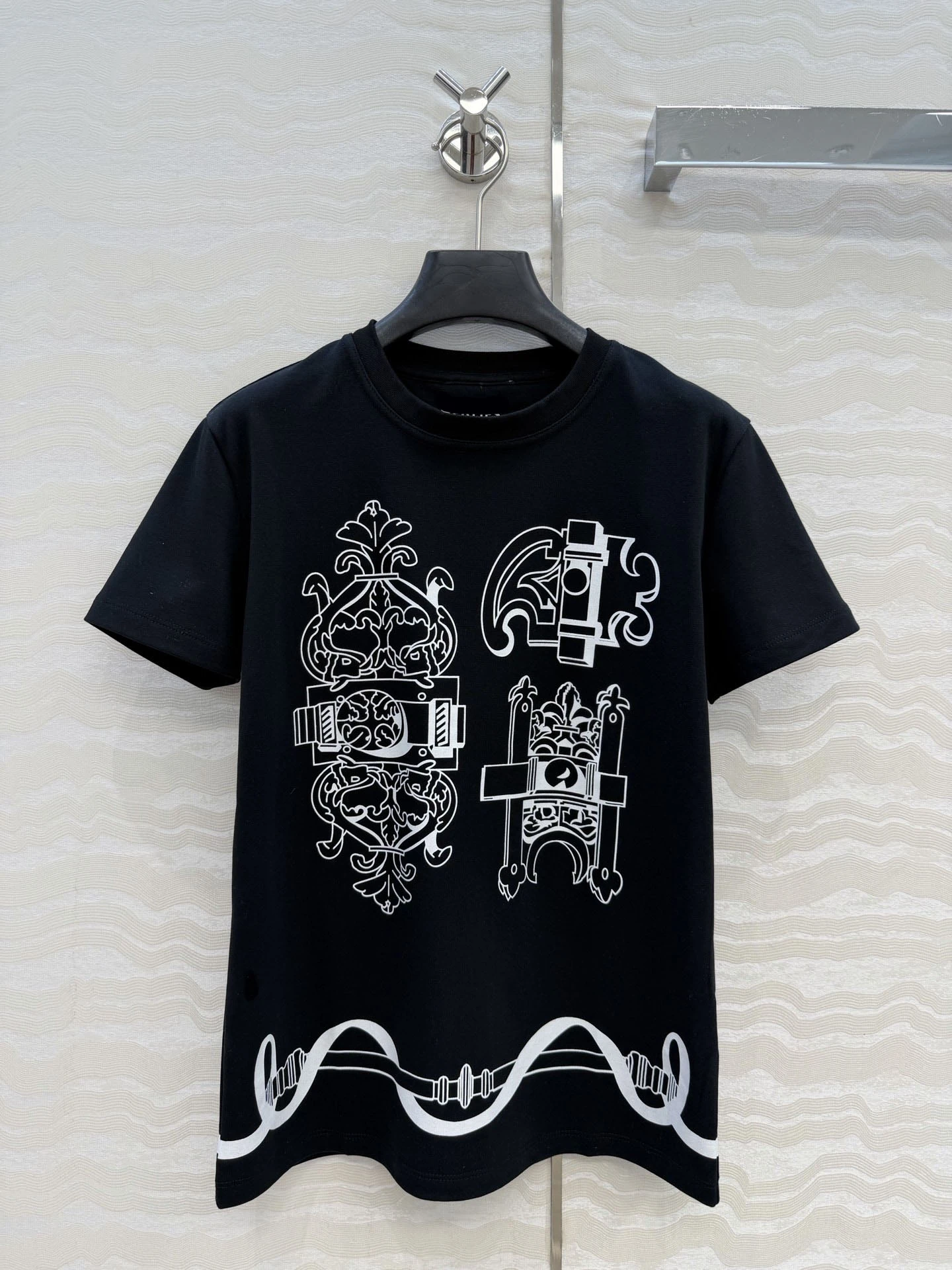 

Pure Cotton round Neck Short Sleeve T-Shirt Women's Spring Summer New Arrival Printed Casual Style Comfortable Breathable Top