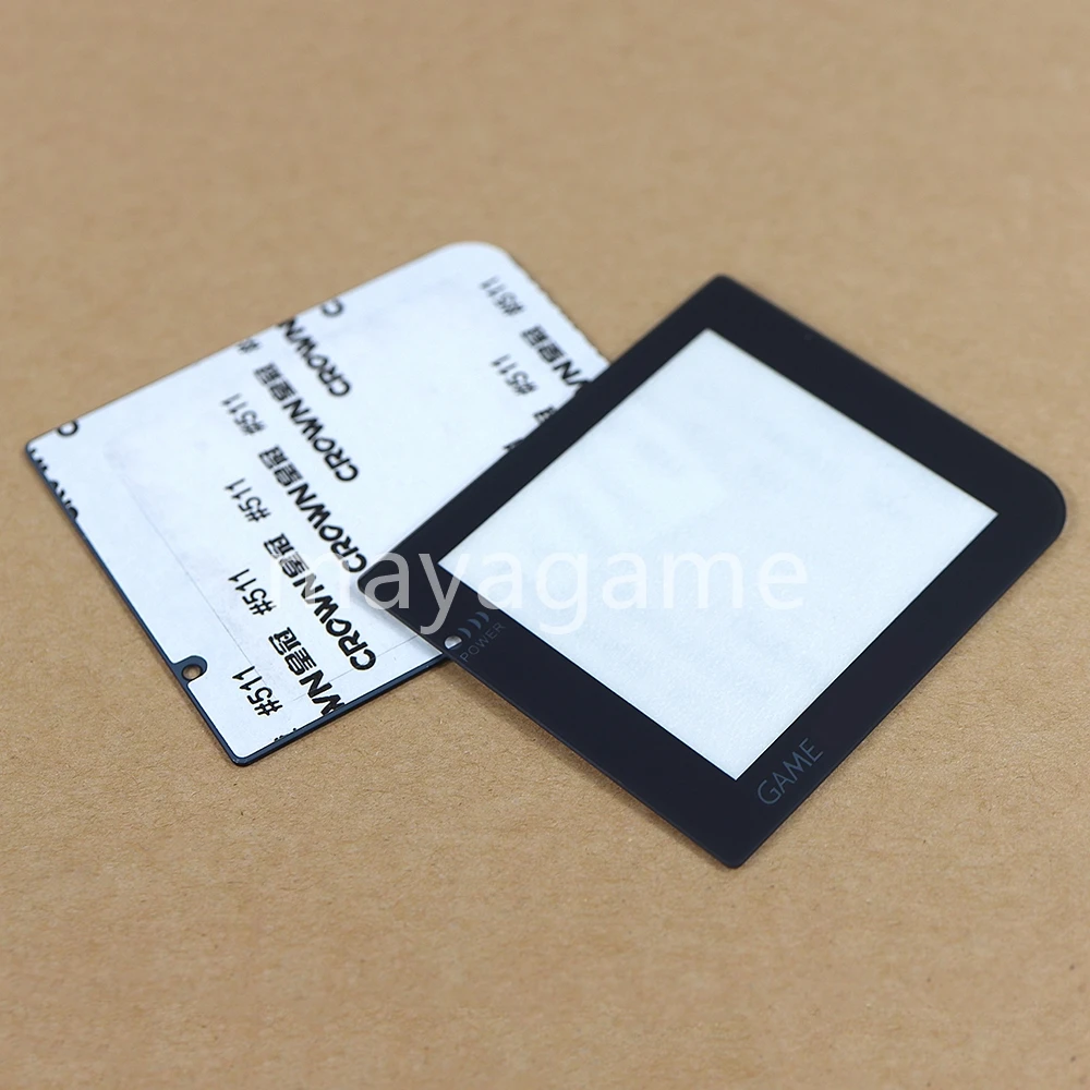 عدسات شاشة زجاجية لجيب gameboy ، مصباح واقي عالي الجودة ، 30 gs