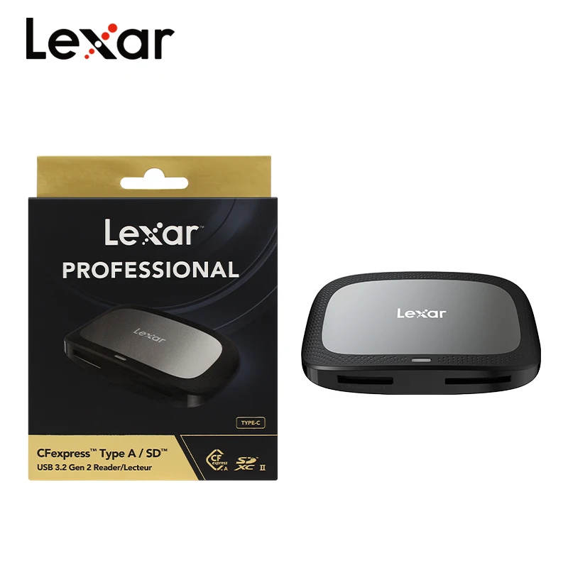 بطاقة ذاكرة Lexar Professional CFexpress من النوع A وقارئ بطاقة SD USB 3.2 Gen 2