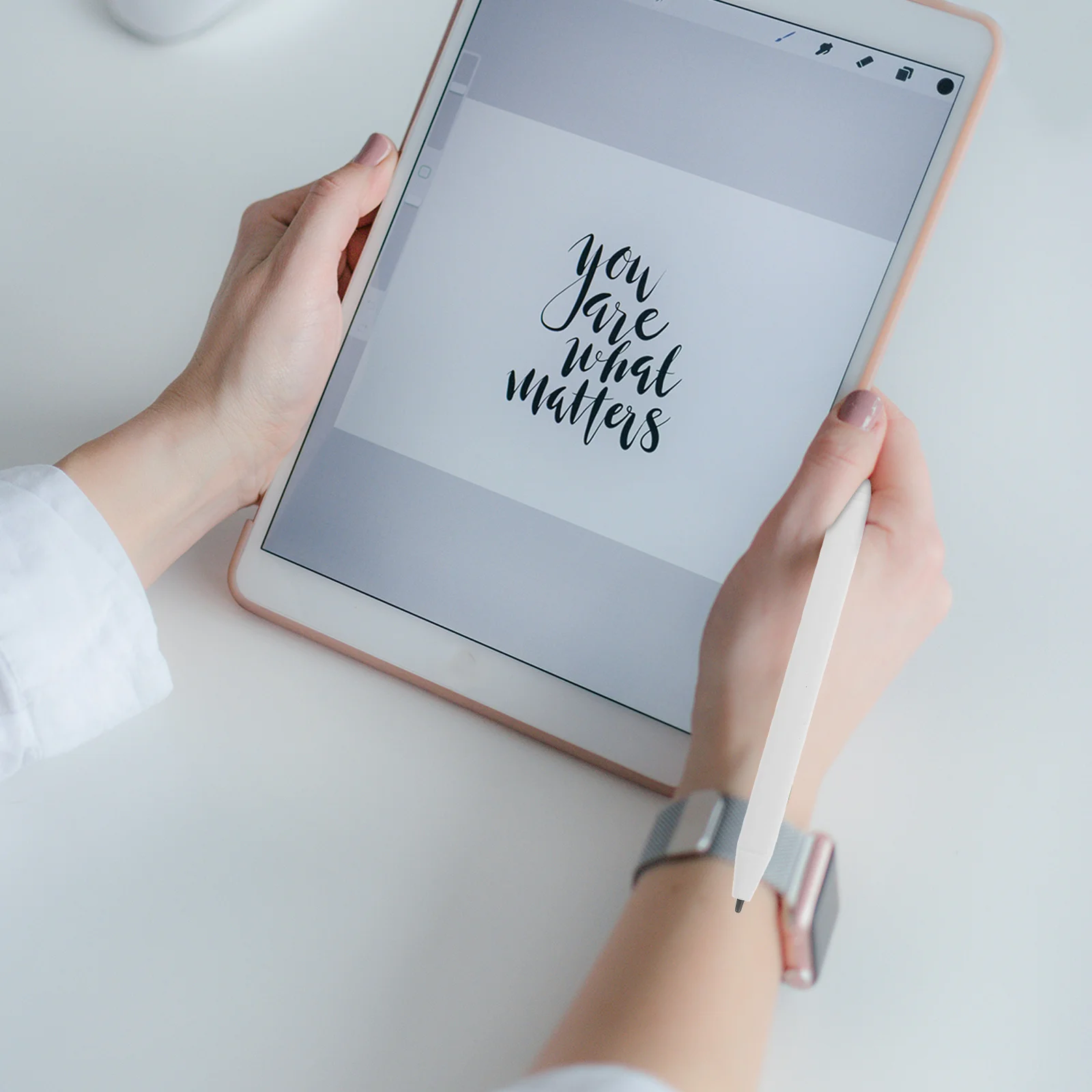 4 قطعة قلم كتابة الشاشة الإلكترونية قلم عالمي لجهاز لوح رسم Lcd عالي الدقة بديل لوحة خربش رقمية