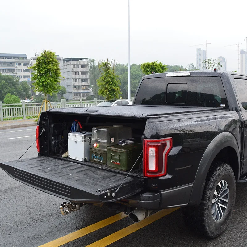 

Pickup Truck Accessories Retractable Truck Covers Tonneau Cover Aluminum Alloy for Hilux Revo Vigo 5 Sets Truck Camper Ranger