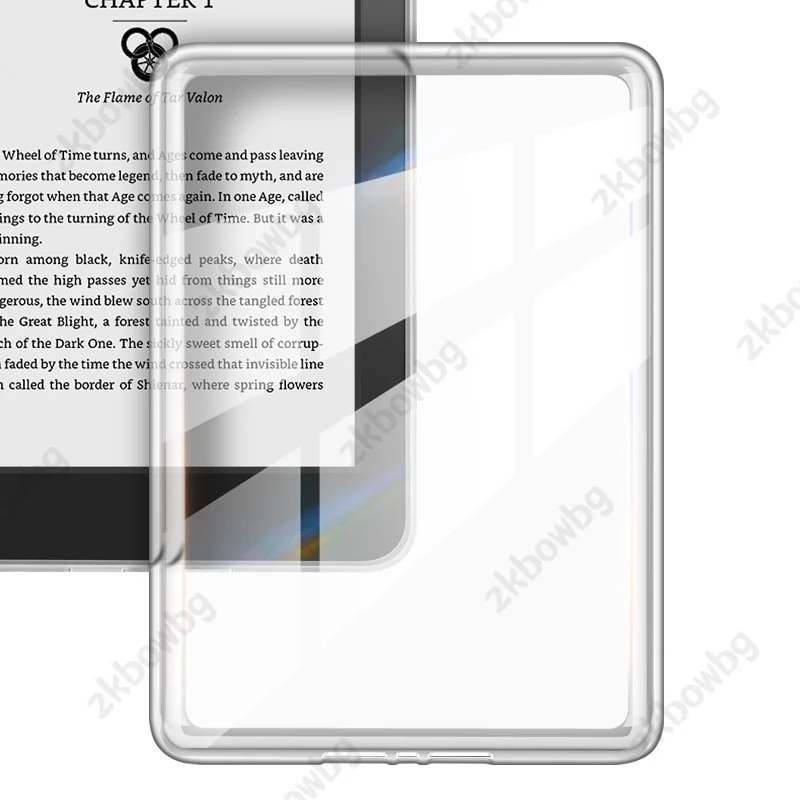 Transparent Back Case for All New Kindle Basic 11th 2024 RS23CV 6 Inch for Kindle 11th 6'' C2V2L3 2022 Soft Frame Clear Cover