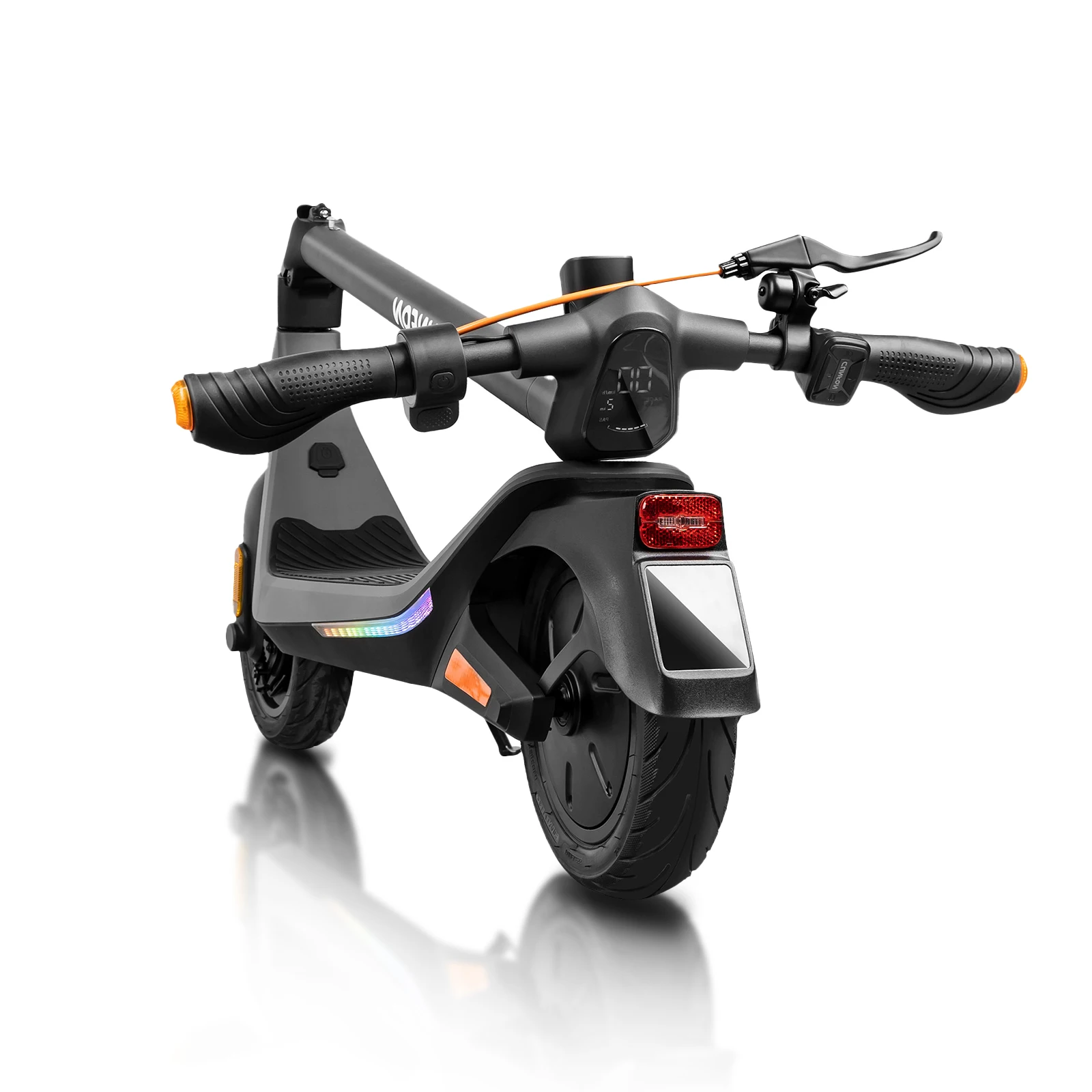 Cunfon RS300 Electric Scooter, Up to 19 MPH & 25 Miles Long-Range, Foldable EScooter for Adults with Dual Braking System, UL 2272 Certified, Ideal for Safe Commuting
