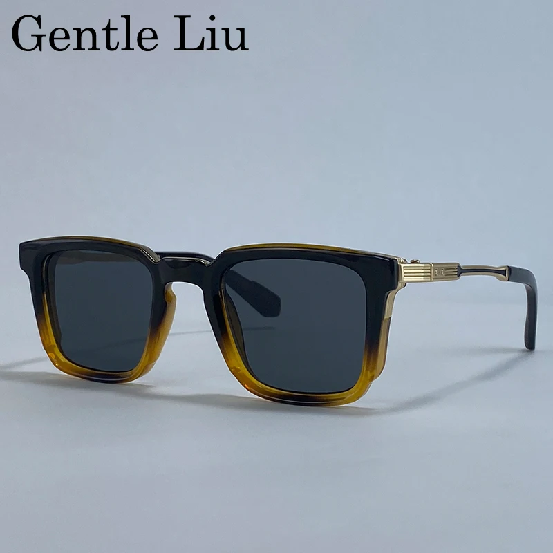 

Polarized Square Punk Sunglasses Men 2025 Luxury Brand Classic Outdoor Sun Glasses For Male Driving Retro Eyewear Shades UV400