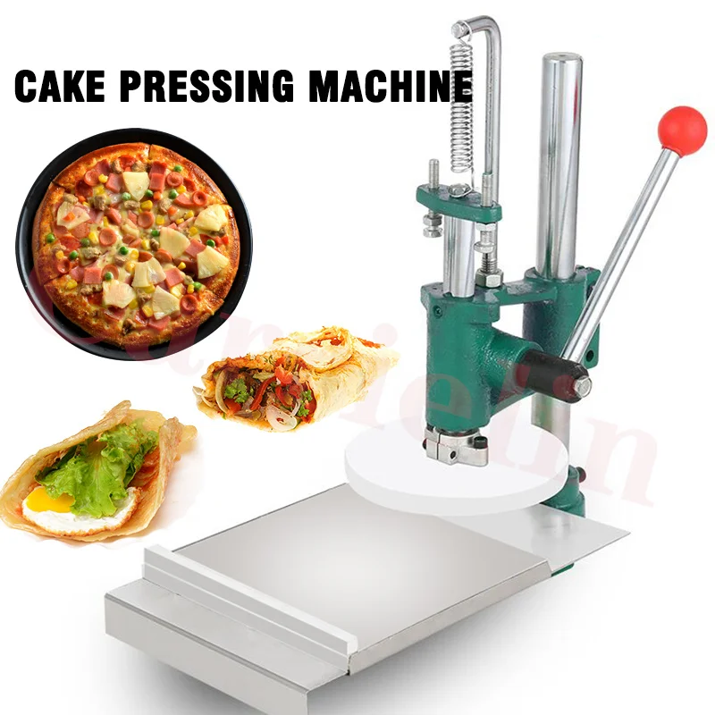 Manual Pizza Dough Press Machine Commercial Big Roller Sheeter Pastry Flattening Presser Kitchen Appliance